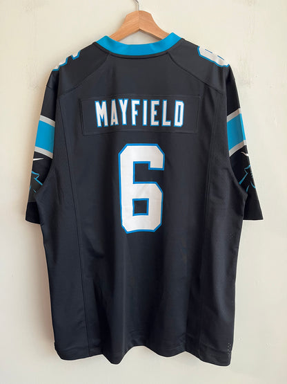 2022 Carolina Panthers Baker Mayfield Home Jersey (L)