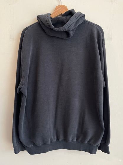00s Carolina Panthers Cat Scratch Faded Hoodie (L)