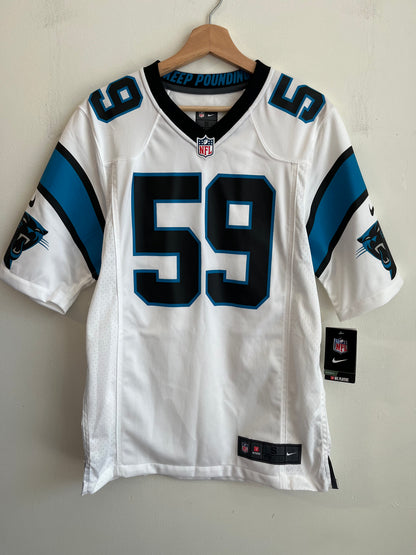2016 Carolina Panthers Luke Kuechly Away Deadstock Jersey (S)
