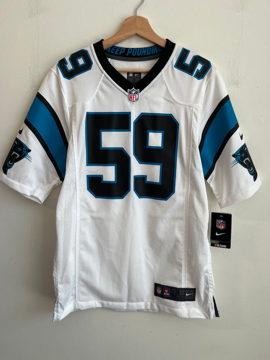 2016 Carolina Panthers Luke Kuechly Away Deadstock Jersey (S)