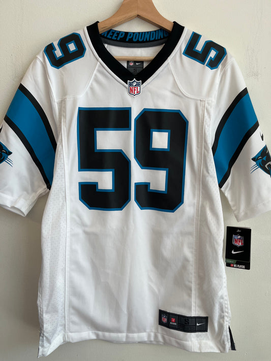 2016 Carolina Panthers Luke Kuechly Away Deadstock Jersey (S)