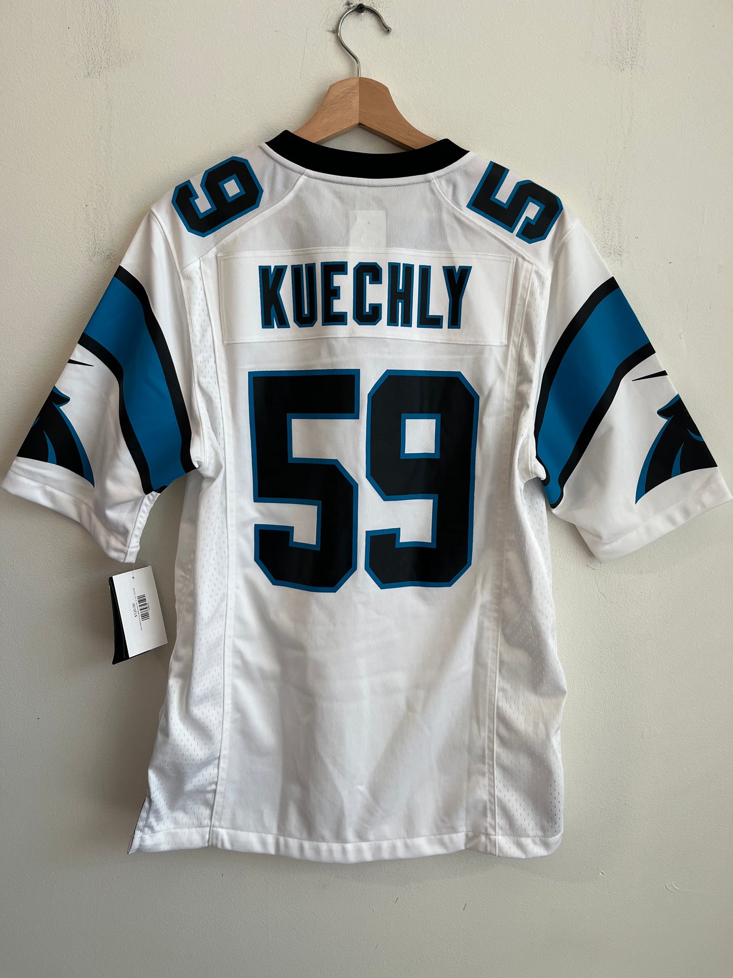 2016 Carolina Panthers Luke Kuechly Away Deadstock Jersey (S)