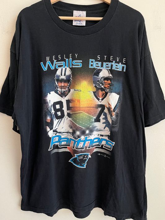 2000 Carolina Panthers Wesley Walls & Steve Beuerlein Graphic Tee (XXL)