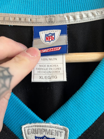 00s Carolina Panthers Stephen Davis Reebok Home Jersey (XL)