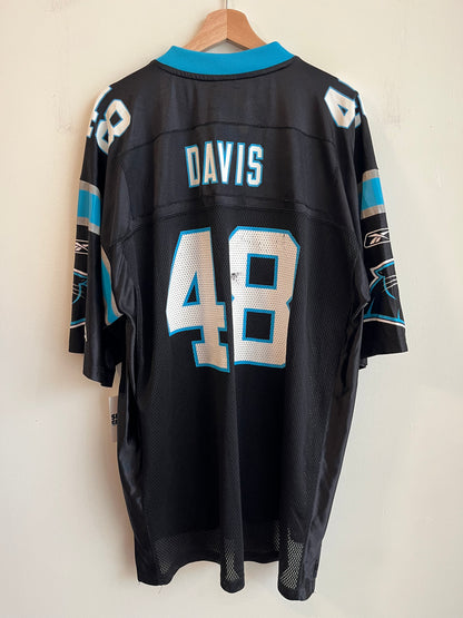 00s Carolina Panthers Stephen Davis Reebok Home Jersey (XL)