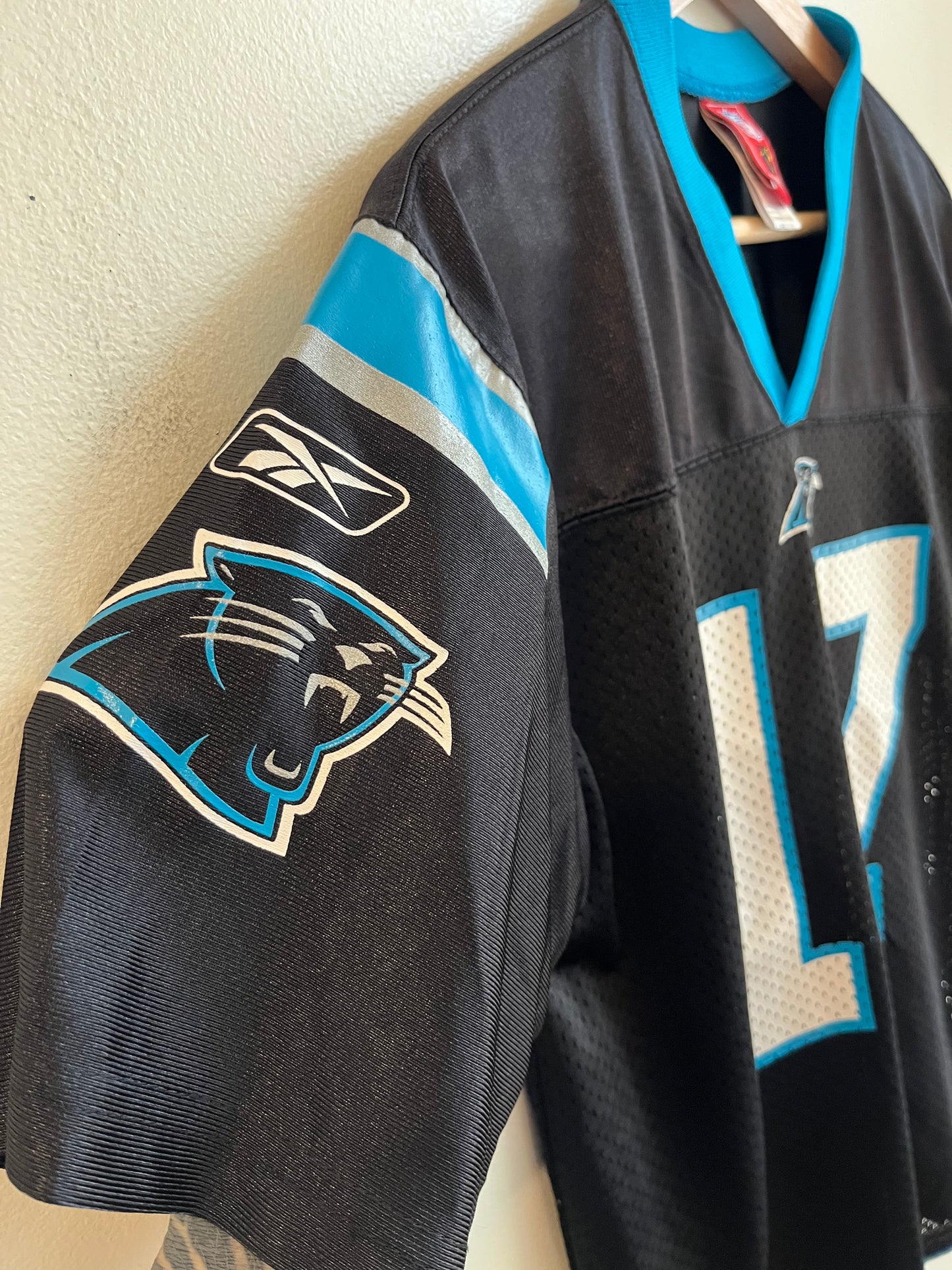 00s Carolina Panthers Jake Delhomme NFL Players Jersey (Youth L)
