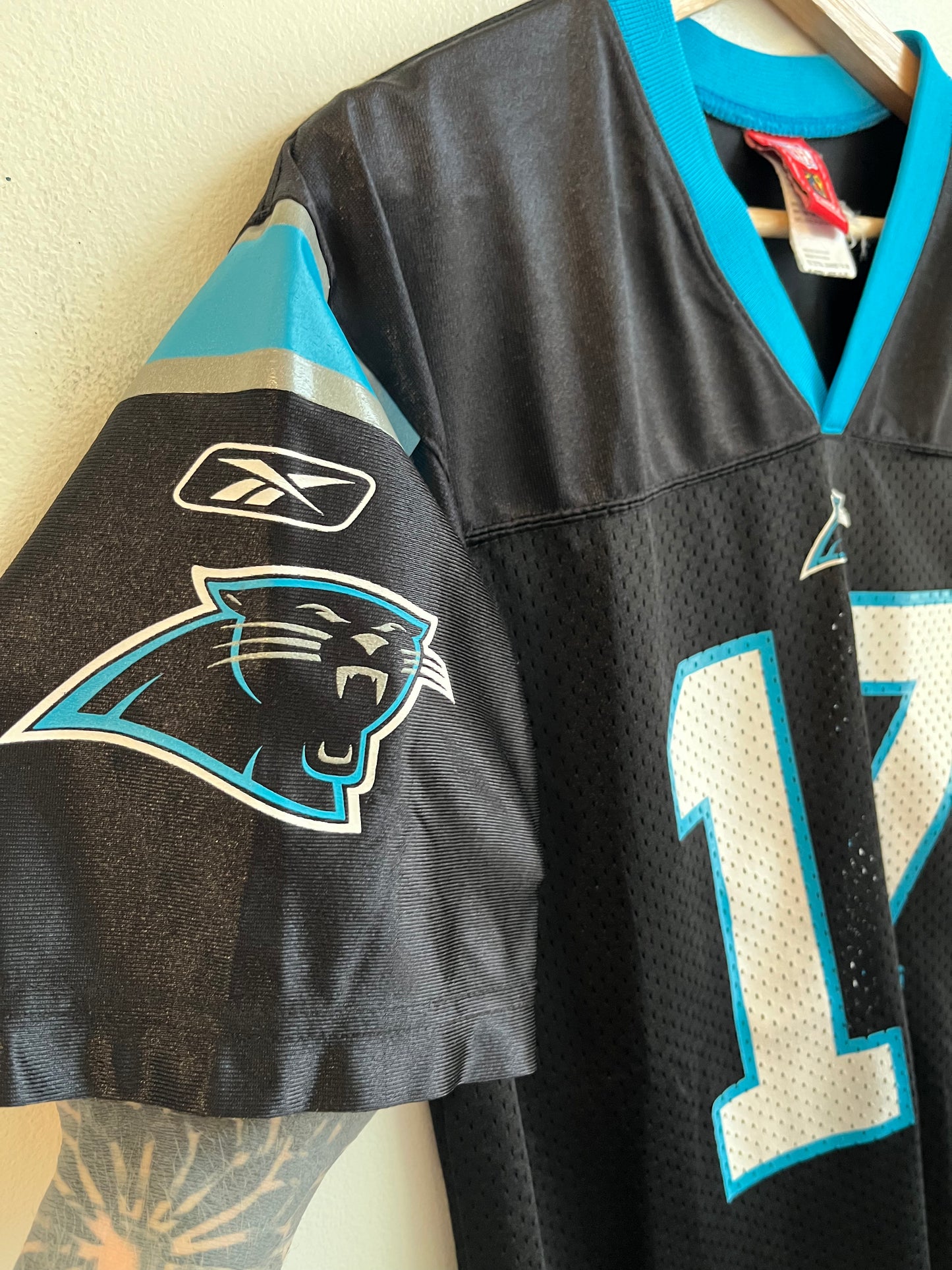 00s Carolina Panthers Jake Delhomme NFL Players Jersey (Youth XL)