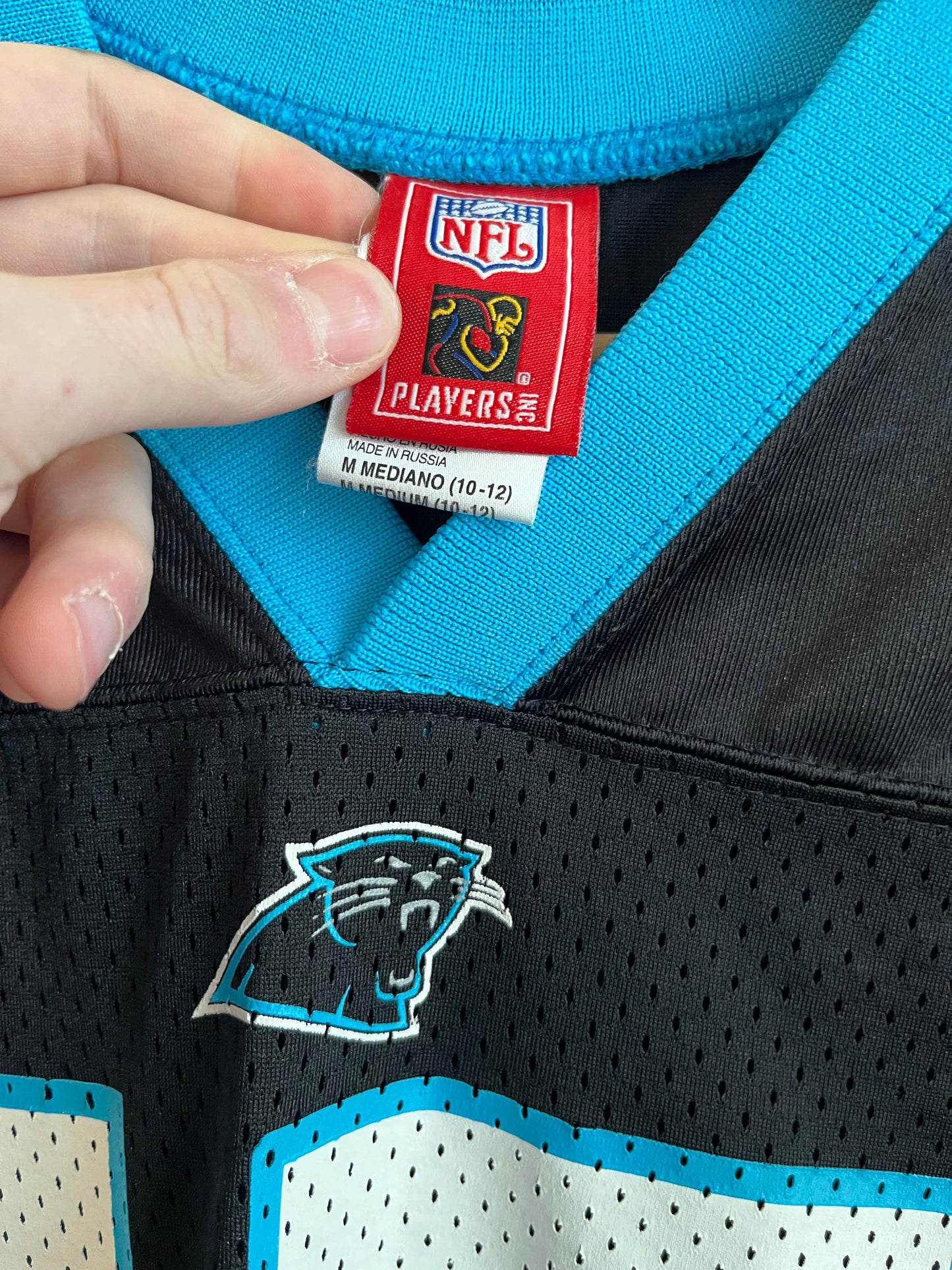 00s Carolina Panthers Jake Delhomme NFL Players Jersey (Youth M)