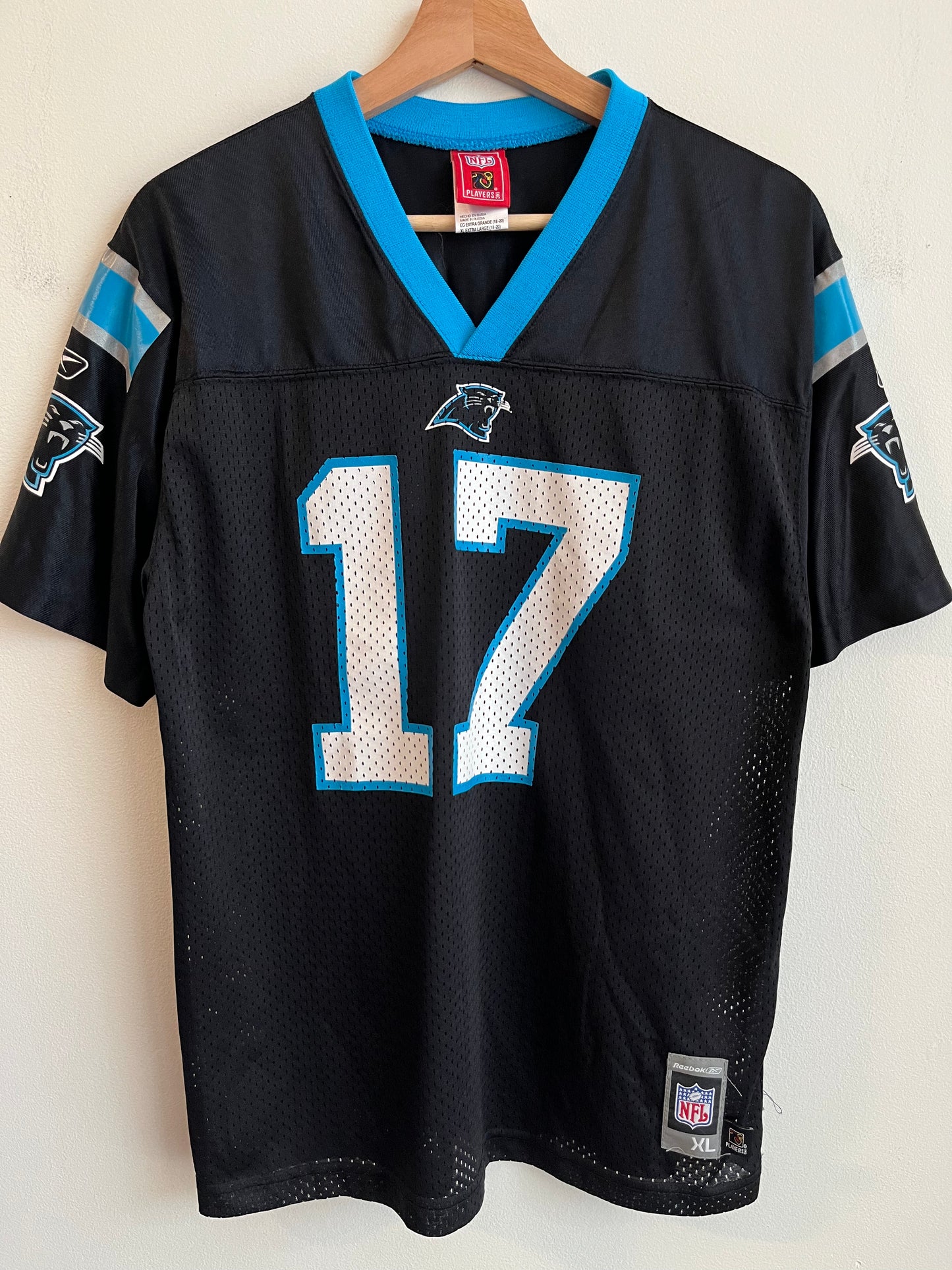 00s Carolina Panthers Jake Delhomme NFL Players Jersey (Youth XL)