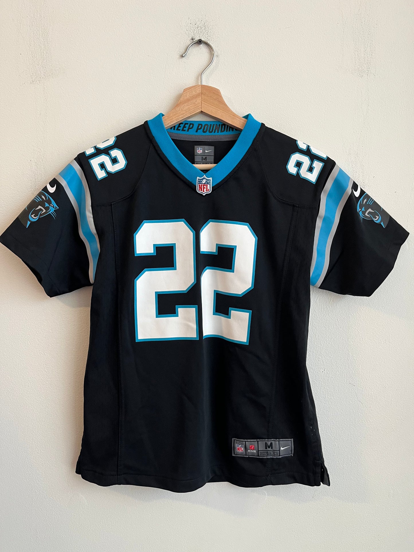 2016 Carolina Panthers Christian McCaffery Nike Home Jersey (Youth M)