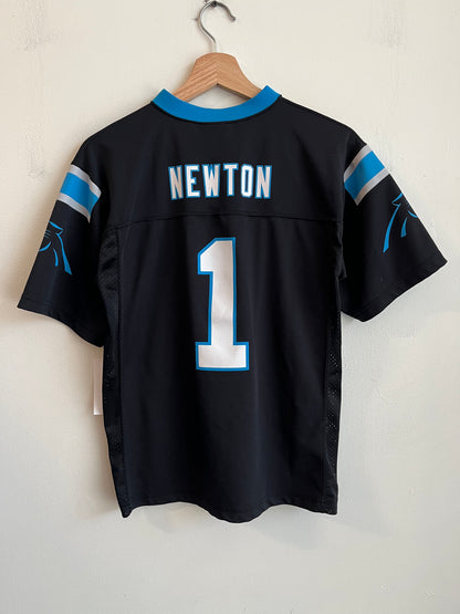 00s Carolina Panthers Cam Newton Black NFL Players Jersey (Youth L)