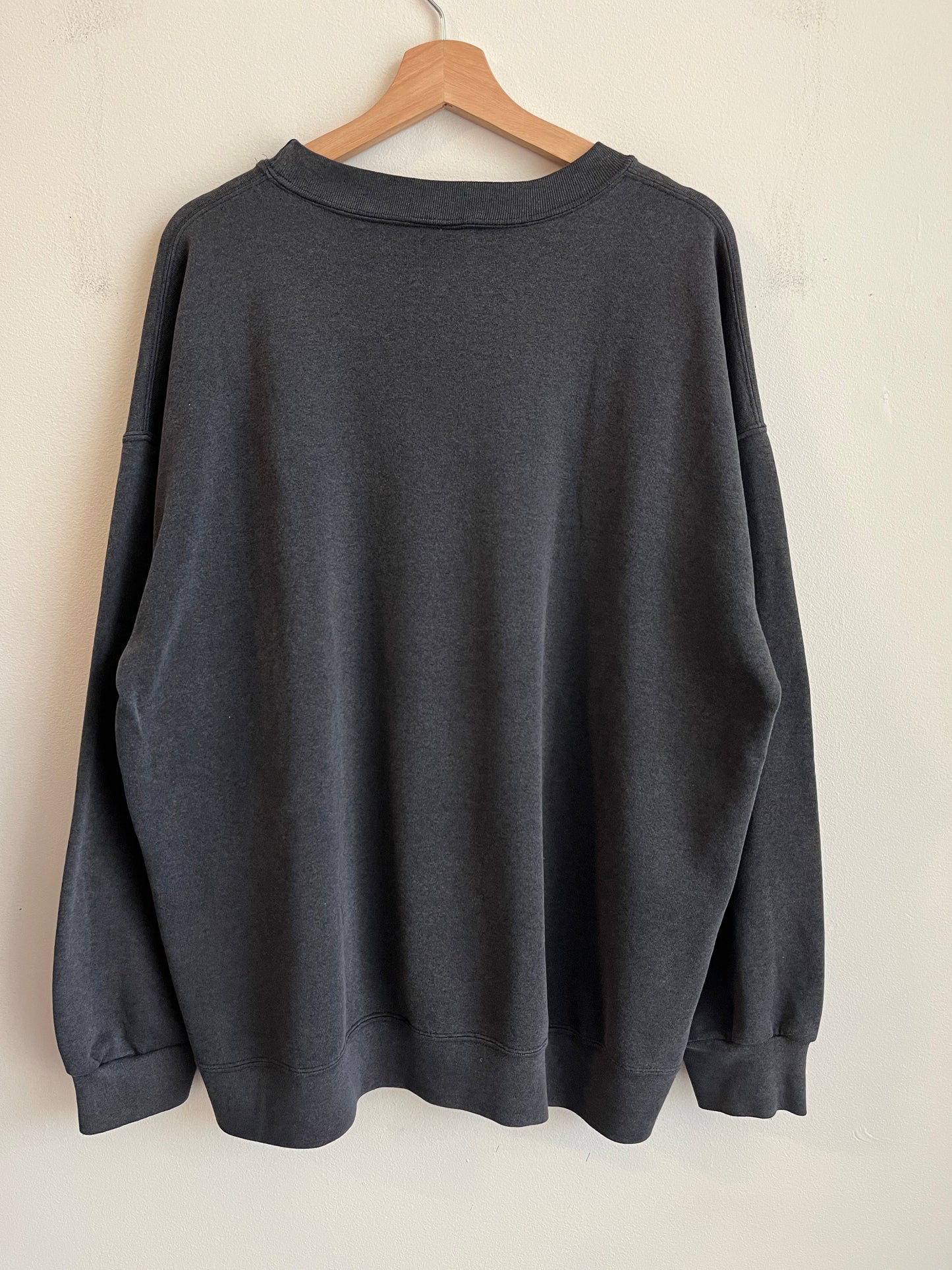 1993 Carolina Panthers Faded Unique Spell Out Nutmeg Crewneck (XL)