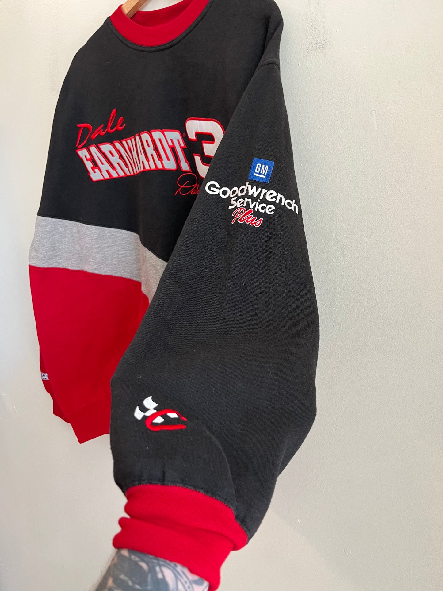 90s Nascar Dale Earnhardt Multi Color Crewneck (L)