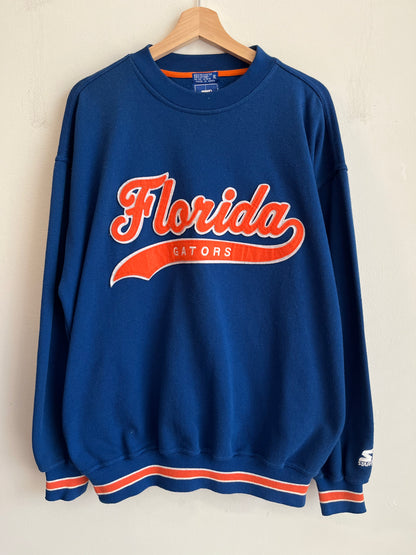 90s Florida Gators Blue Starter Spell Out Crewneck (XL)