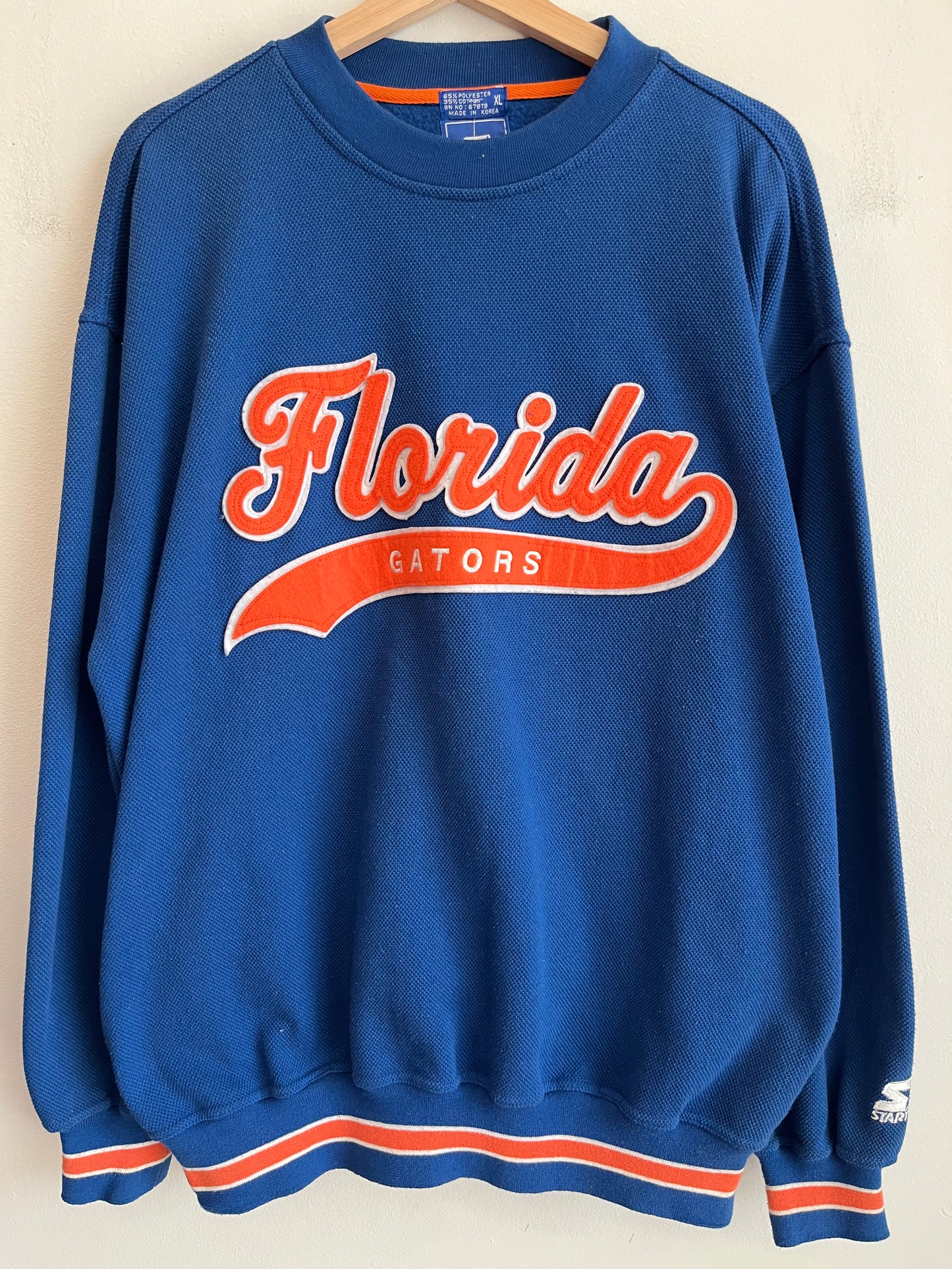 90s Florida Gators Blue Starter Spell Out Crewneck (XL)