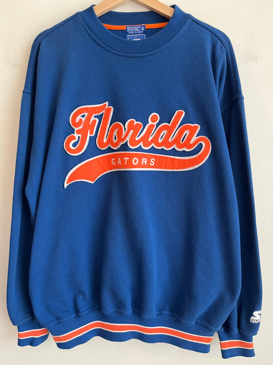 90s Florida Gators Blue Starter Spell Out Crewneck (XL)