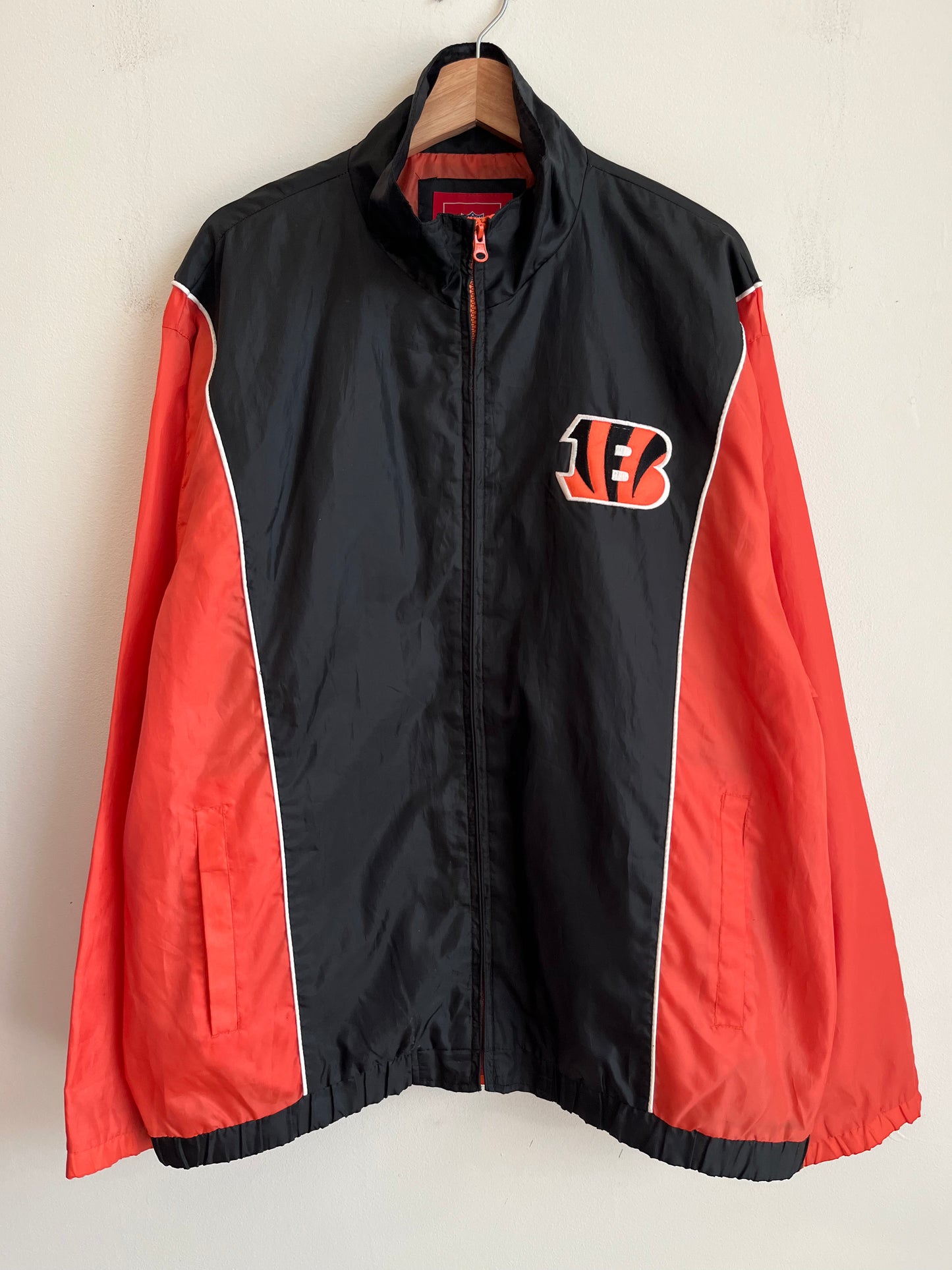 00s Cincinnati Bengals Two Tone NFL Windbreaker (XL)