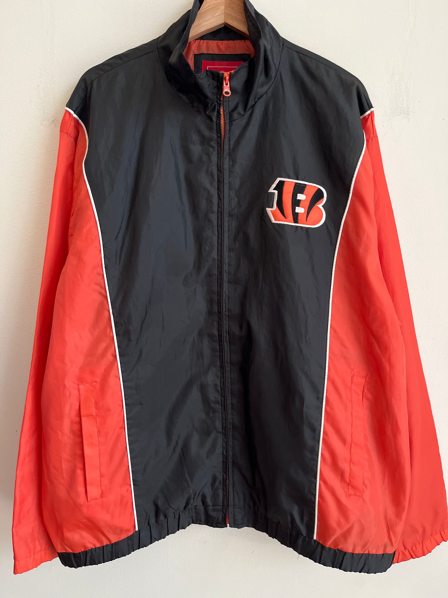 00s Cincinnati Bengals Two Tone NFL Windbreaker (XL)