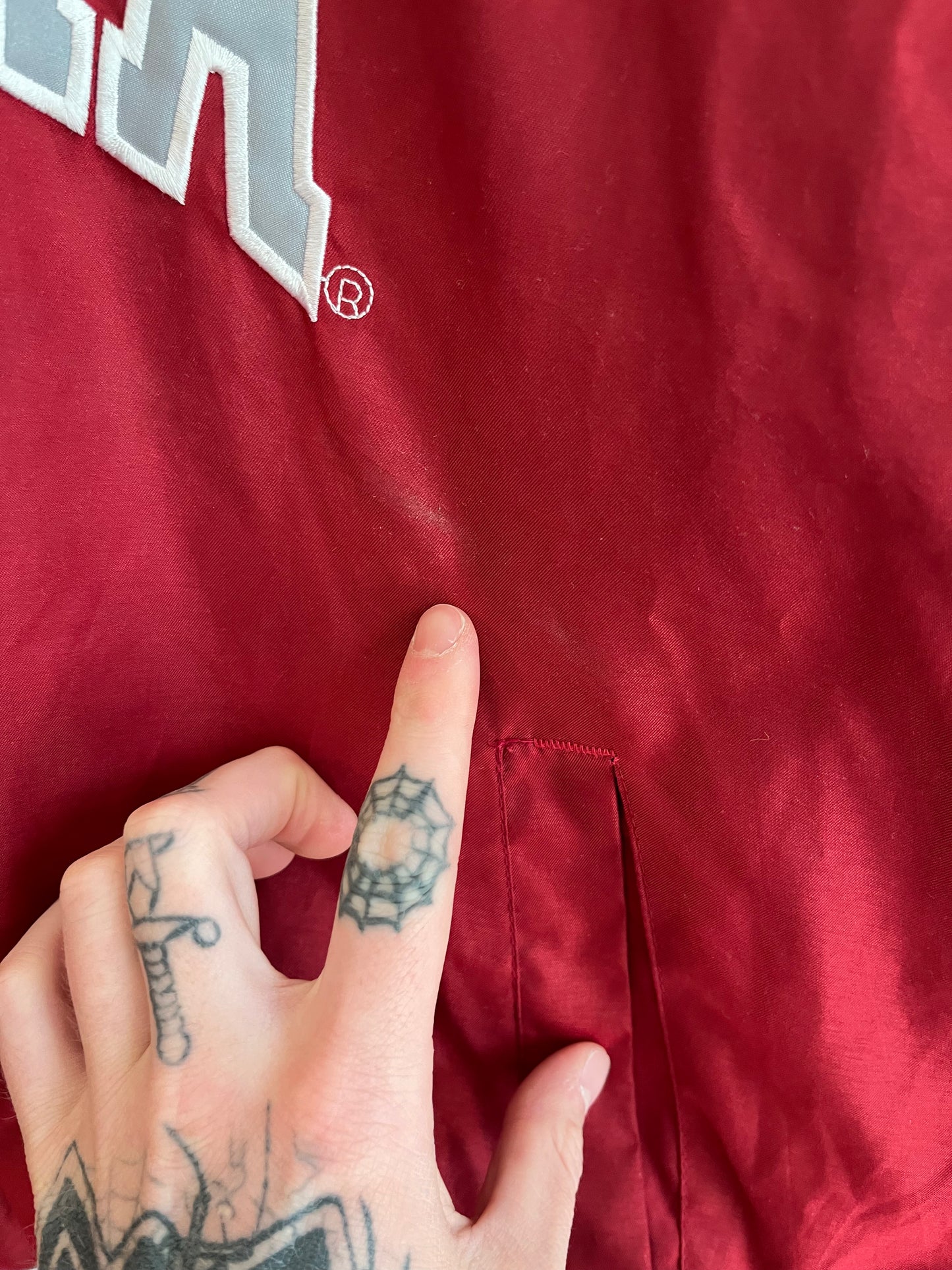90s Alabama Reebok Maroon Windbreaker (L)