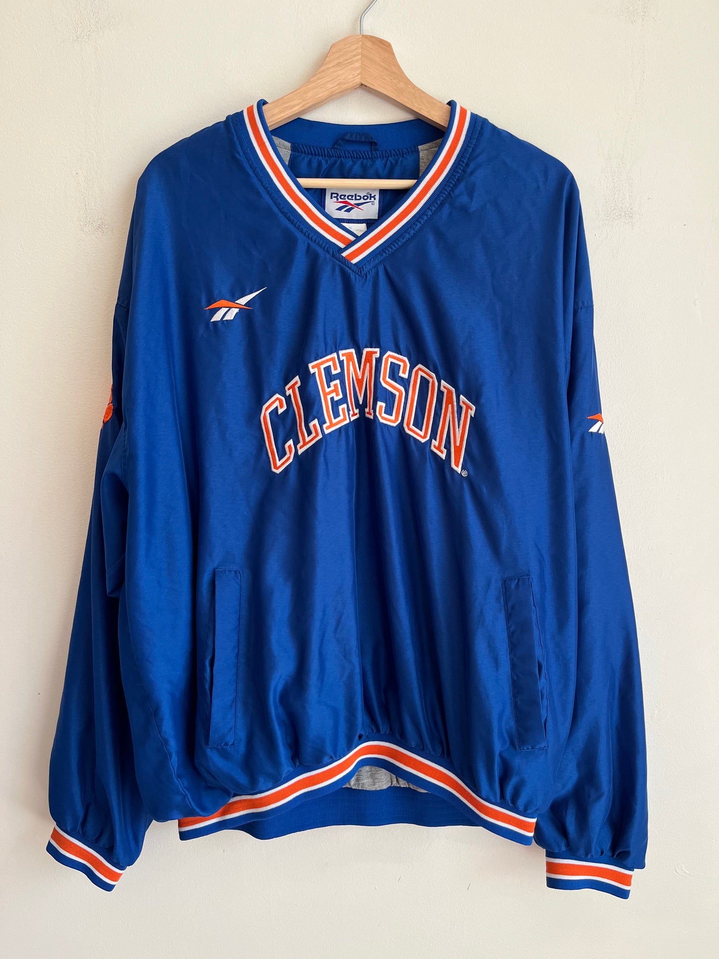 90s Clemson University Reebok Windbreaker (XL)