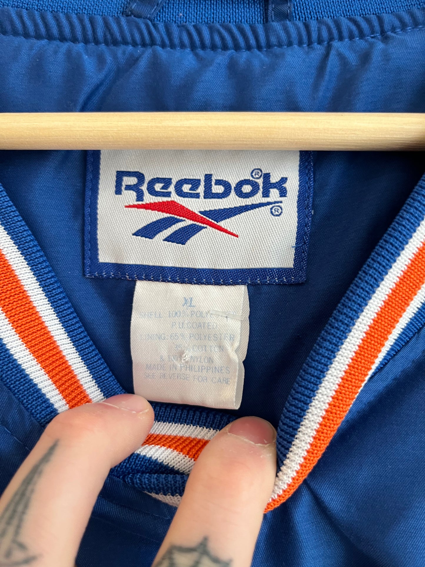 90s Clemson University Reebok Windbreaker (XL)