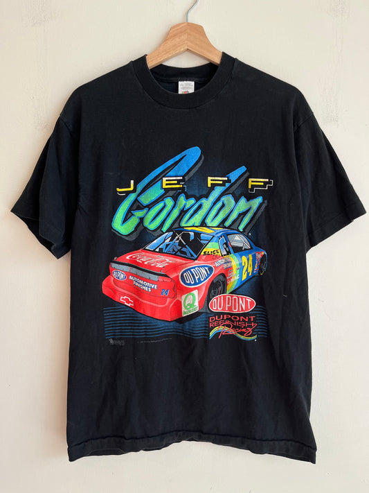 1996 Nascar Jeff Gordon Black Graphic Tee (L)