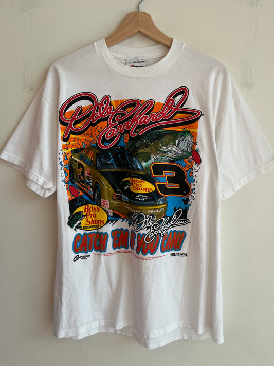 90s Nascar Dale Earnhardt Bass Pro Shop Tee (L)