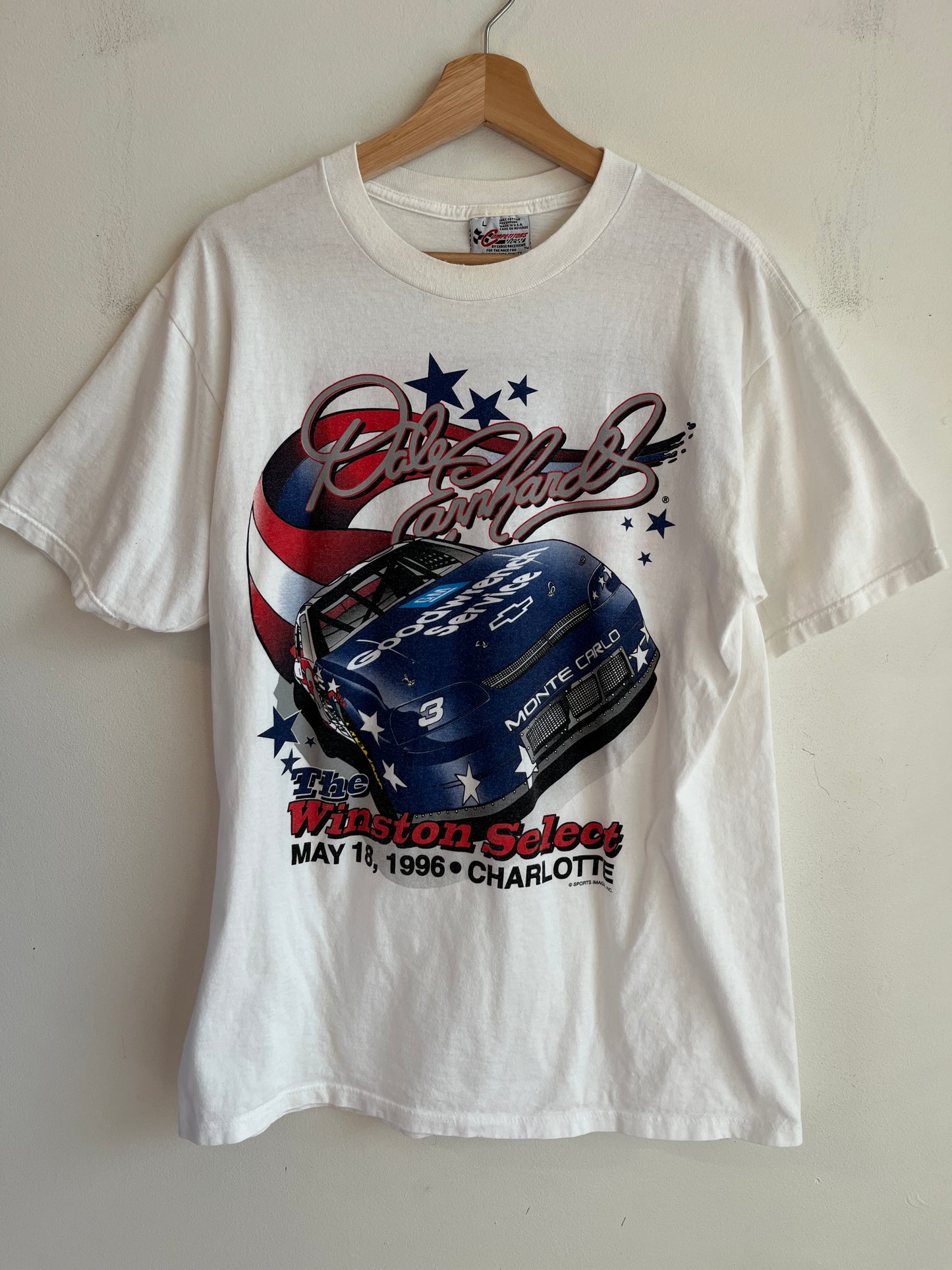 1996 Nascar Charlotte Winston Select Tee (L)