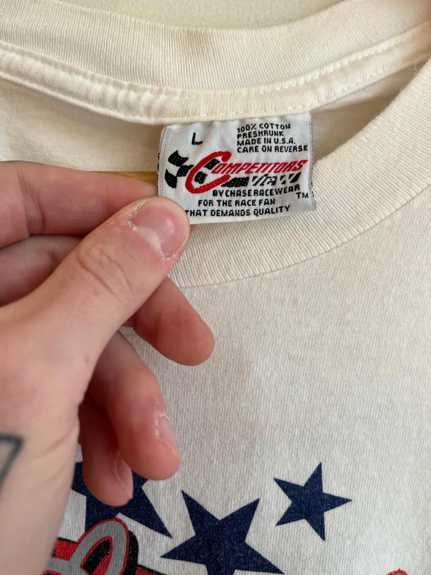 1996 Nascar Charlotte Winston Select Tee (L)
