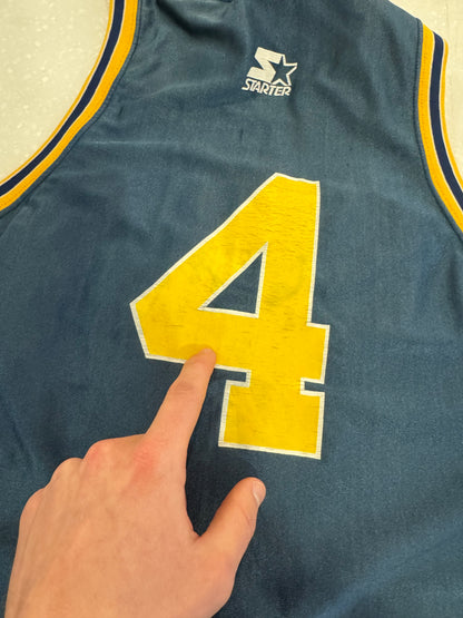 90s Michigan Starter Basketball Jersey (M)