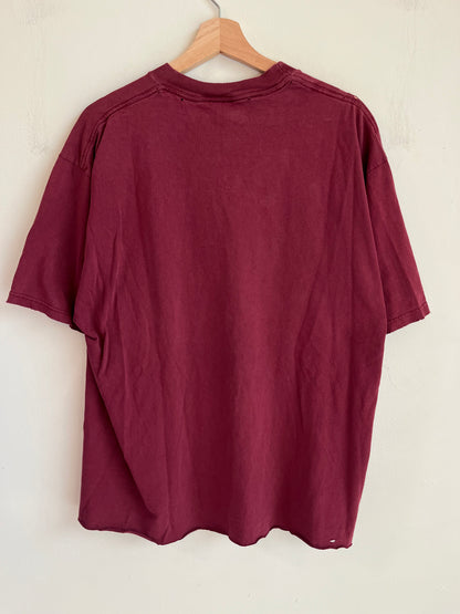 1995 U Mass Minute Men Cropped College Tee (XL)