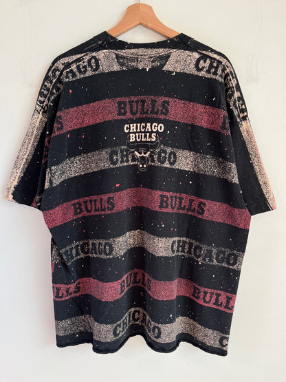 90s Chicago Bulls Salem AOP Cropped Tee (XXL)