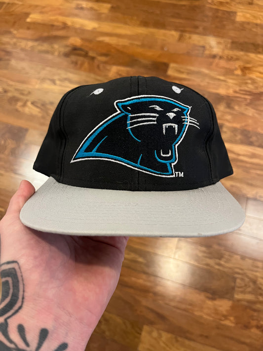 90s Carolina Panthers Center Big Logo Competitor Hat (OS)