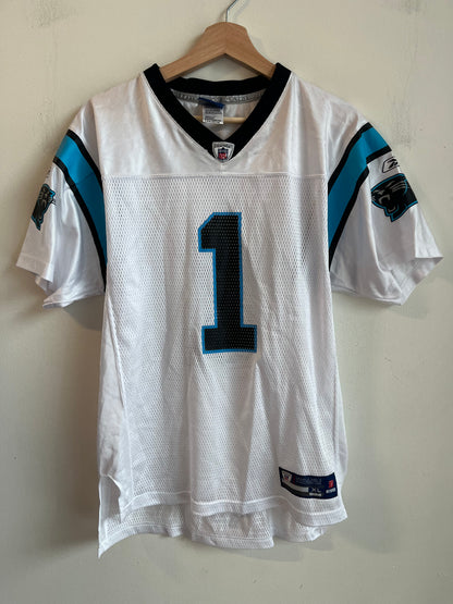 2010s Carolina Panthers Cam Newton Reebok Away Jersey (Youth XL)