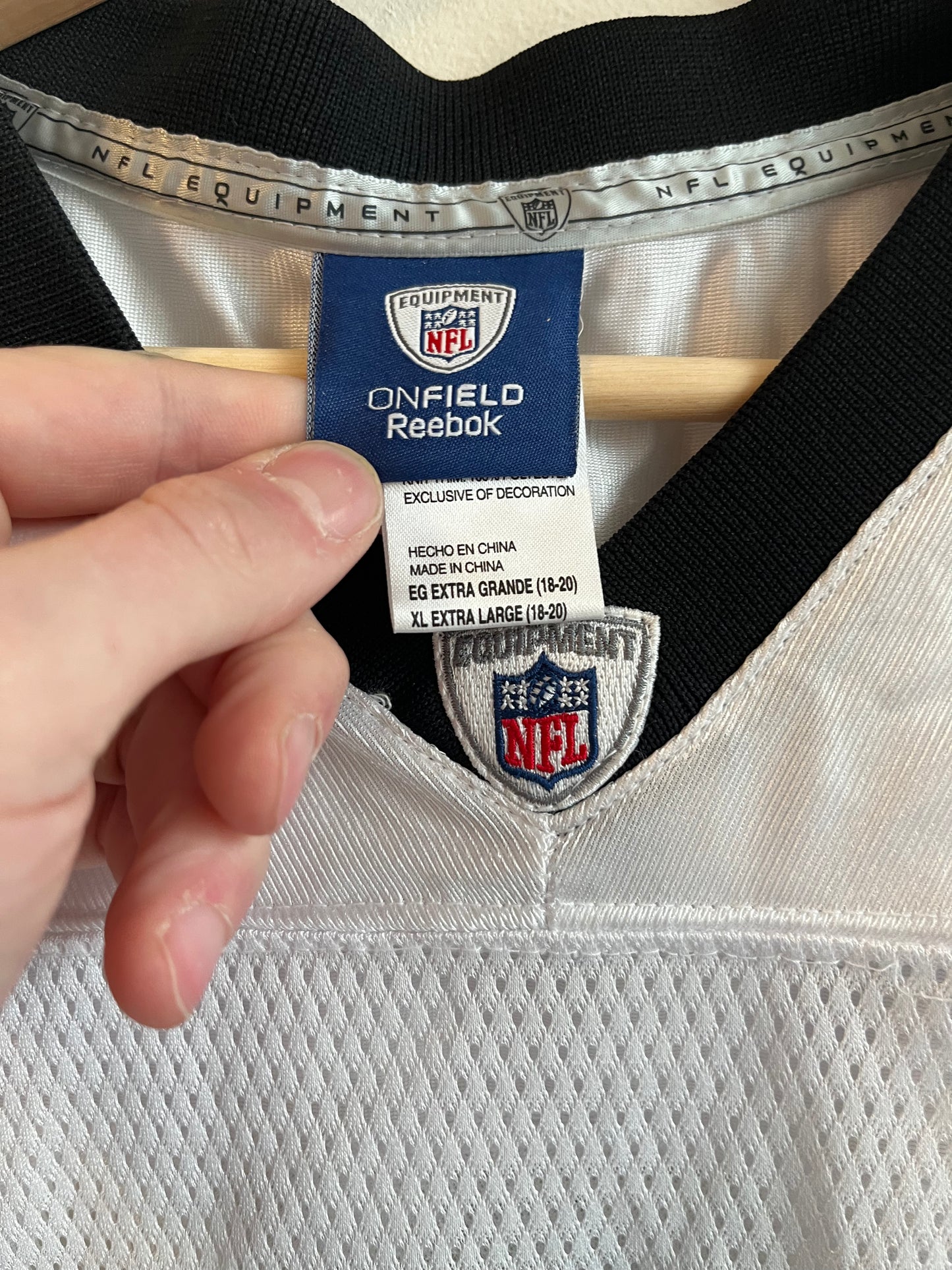 2010s Carolina Panthers Cam Newton Reebok Away Jersey (Youth XL)