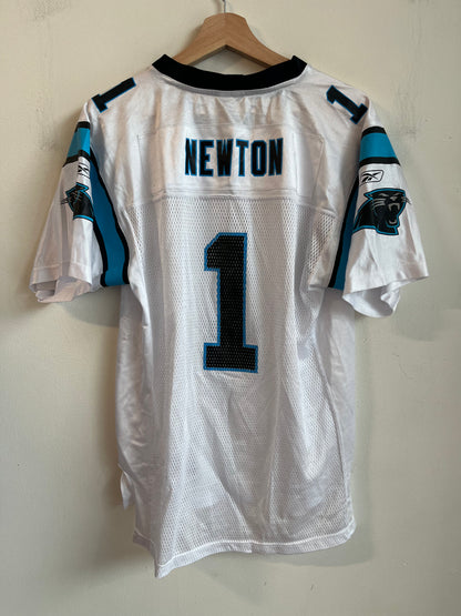 2010s Carolina Panthers Cam Newton Reebok Away Jersey (Youth XL)