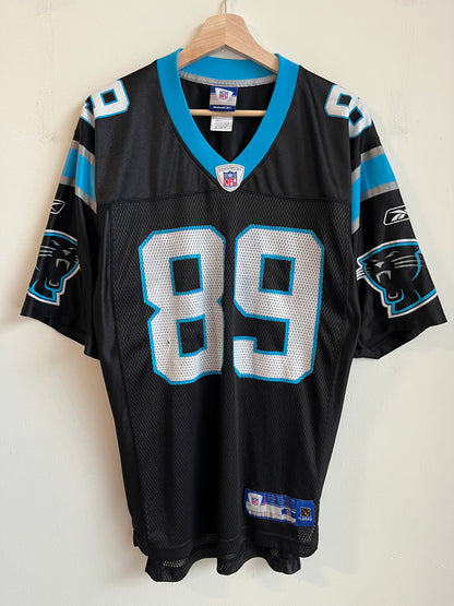00s Carolina Panthers Steve Smith Home Reebok Jersey (S)