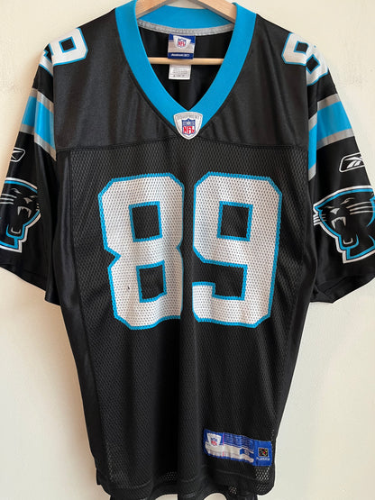 00s Carolina Panthers Steve Smith Home Reebok Jersey (S)