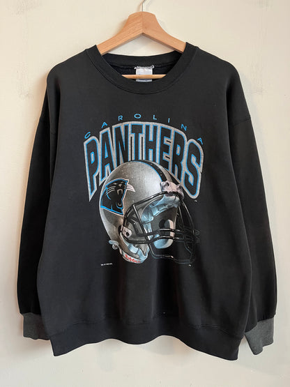 1993 Carolina Panthers Helmet Graphic Salem Crewneck (XL)