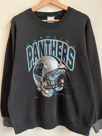 1993 Carolina Panthers Helmet Graphic Salem Crewneck (XL)