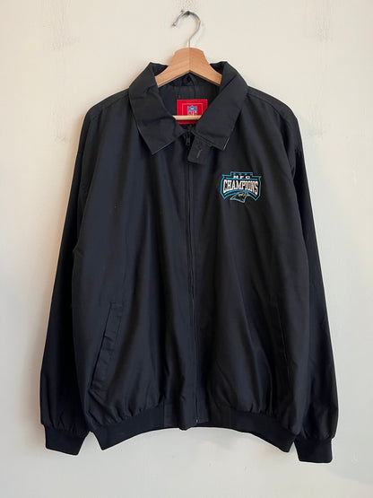 2003 Carolina Panthers Super Bowl Patch Full Zip Windbreaker (L)