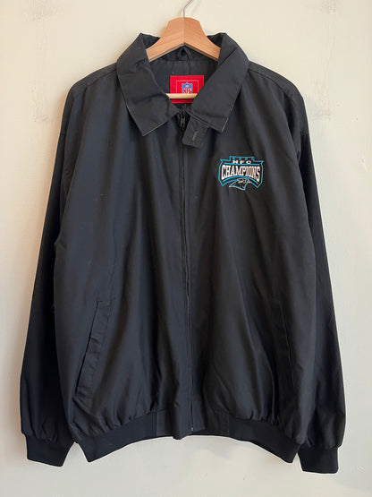 2003 Carolina Panthers Super Bowl Patch Full Zip Windbreaker (L)
