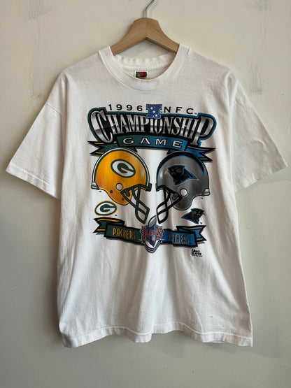 1996 Carolina Panthers Vs. Green Bay Packers Championship Game Pro Player Tee (XL)
