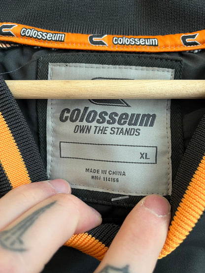 2000s University Of Tennessee Spell Out Embroidered Colosseum Orange Windbreaker (XL)