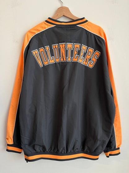 2000s University Of Tennessee Spell Out Embroidered Colosseum Orange Windbreaker (XL)