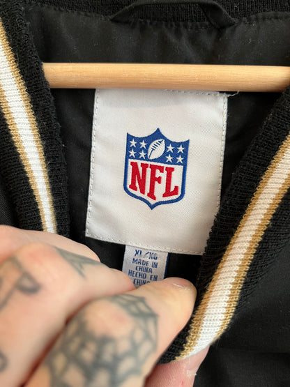 2000s New Orleans Saints Spell Out Big Logo Windbreaker (XL)