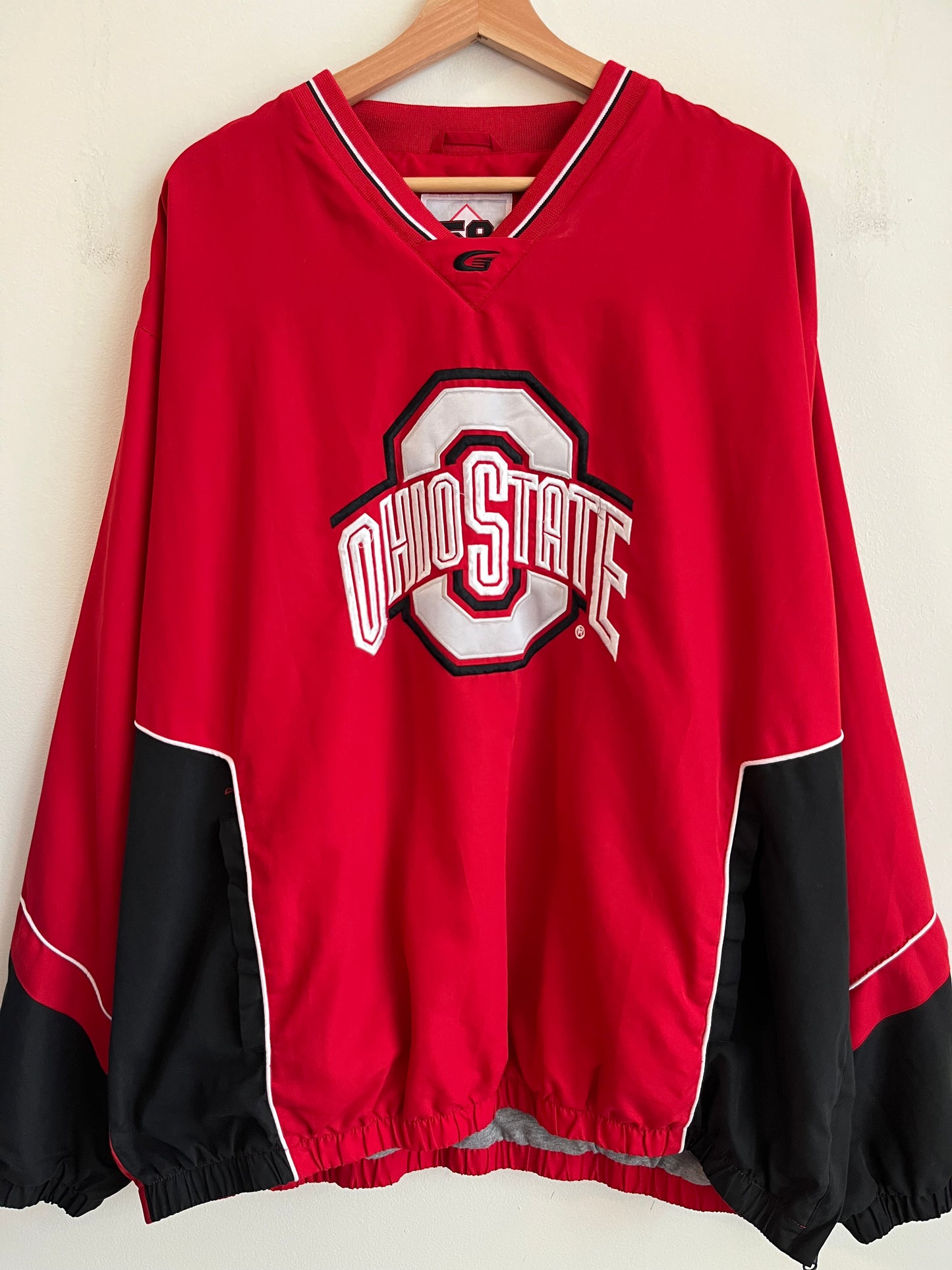 2000s Ohio State Buckeyes Embroidered Logo 58 Wind (XXL)
