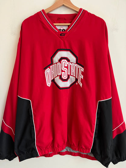 2000s Ohio State Buckeyes Embroidered Logo 58 Wind (XXL)