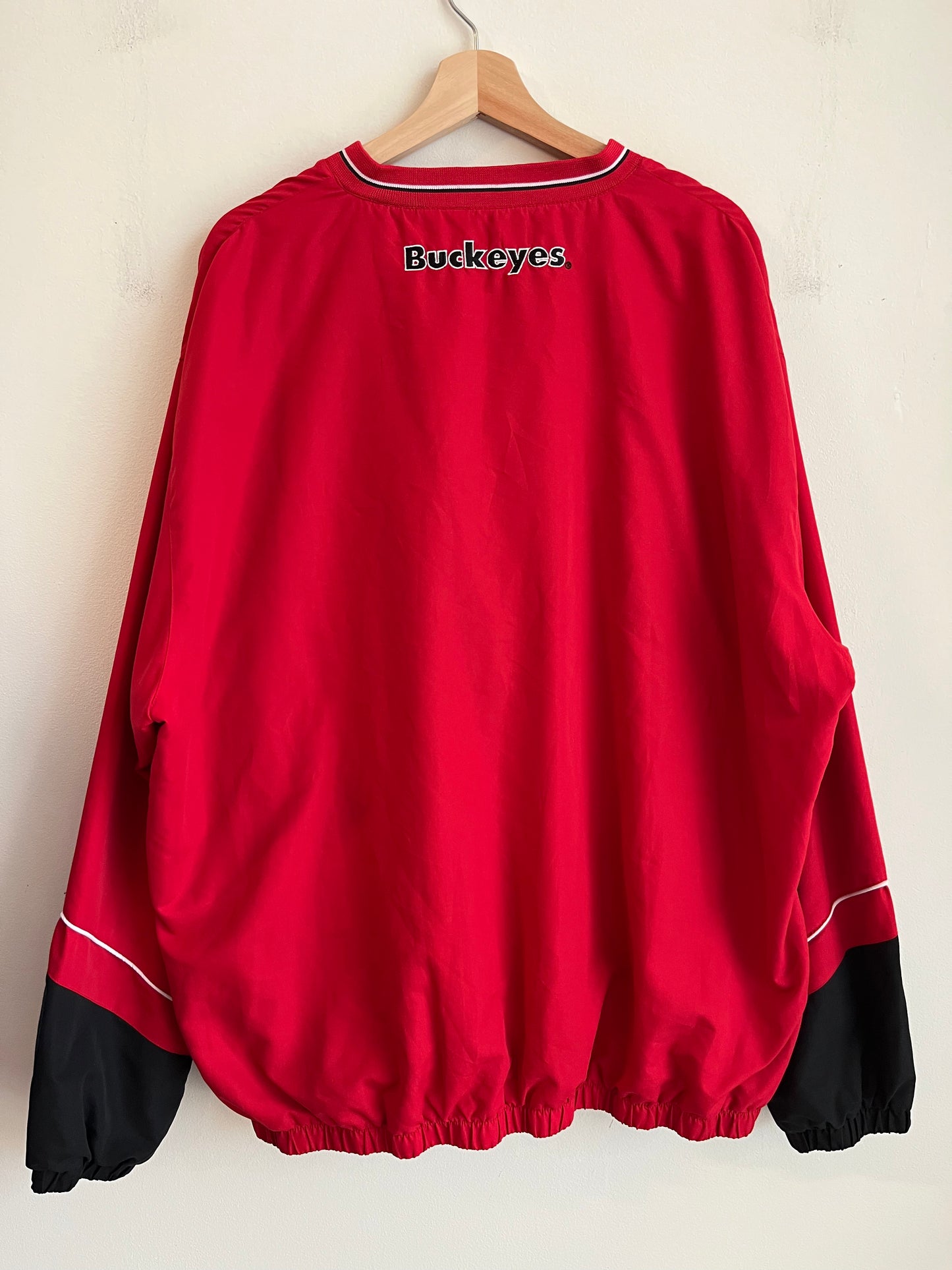 2000s Ohio State Buckeyes Embroidered Logo 58 Wind (XXL)