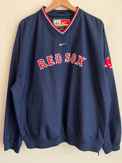 00s Boston Red Sox Nike Pullover Windbreaker (L)